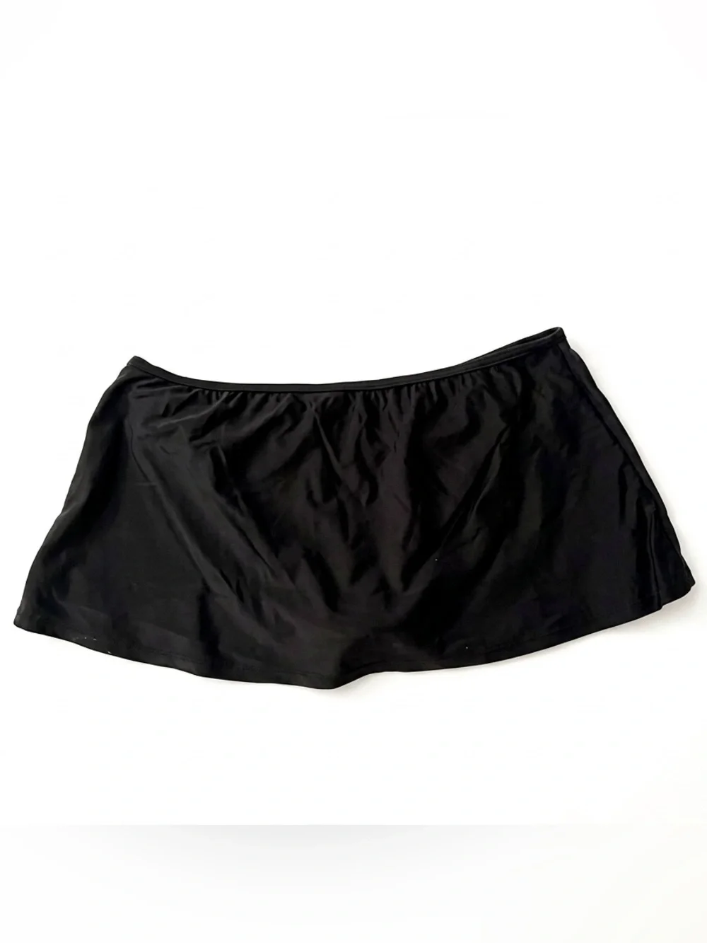 Hot Water Black Multi-Color Zebra Halter Swim Top & Wave Zone Black Swim Skirt